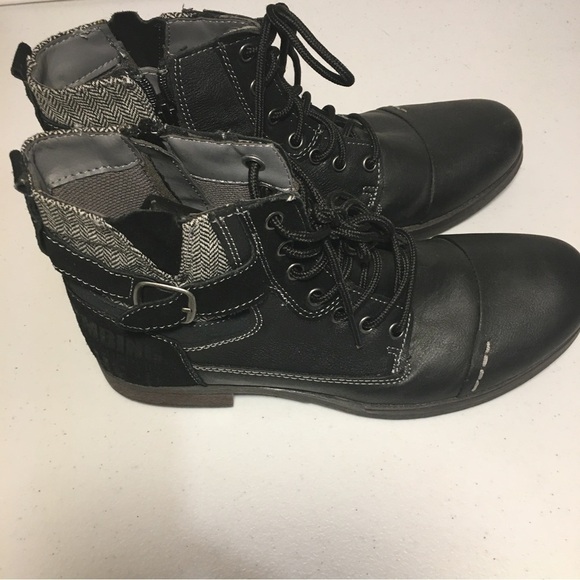 Steve Madden Boots Size 40.5 Black - Picture 1 of 11